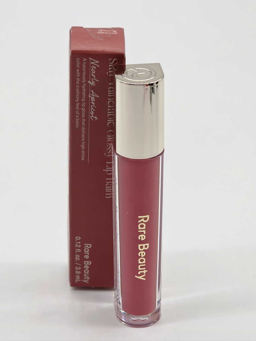 Rare Beauty Stay Vulnerable Glossy Lip Balm in Nearly Apricot